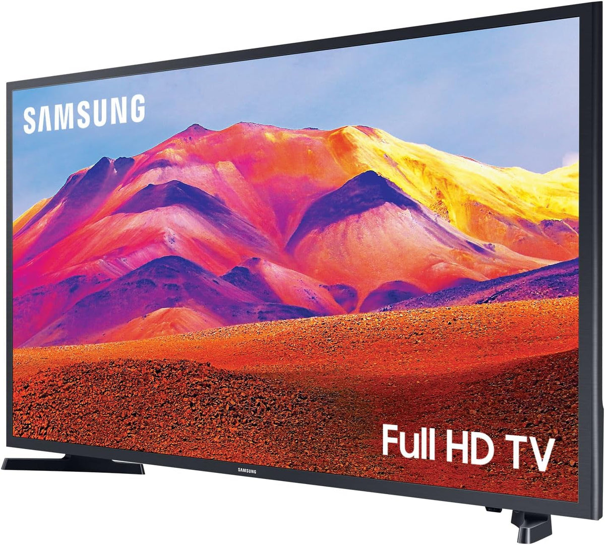 TV UE32T5372CDXZT Full HD, Smart TV 32" HDR, Purcolor, Wi-Fi, Slim Design, Built-In with Bixby and Alexa Compatible with Google Assistant, Black 2020