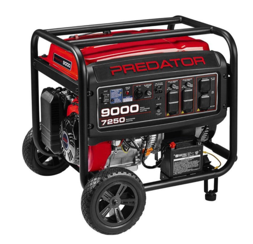 Predator 9000 Watt Gas Powered Portable Generator with CO Technology