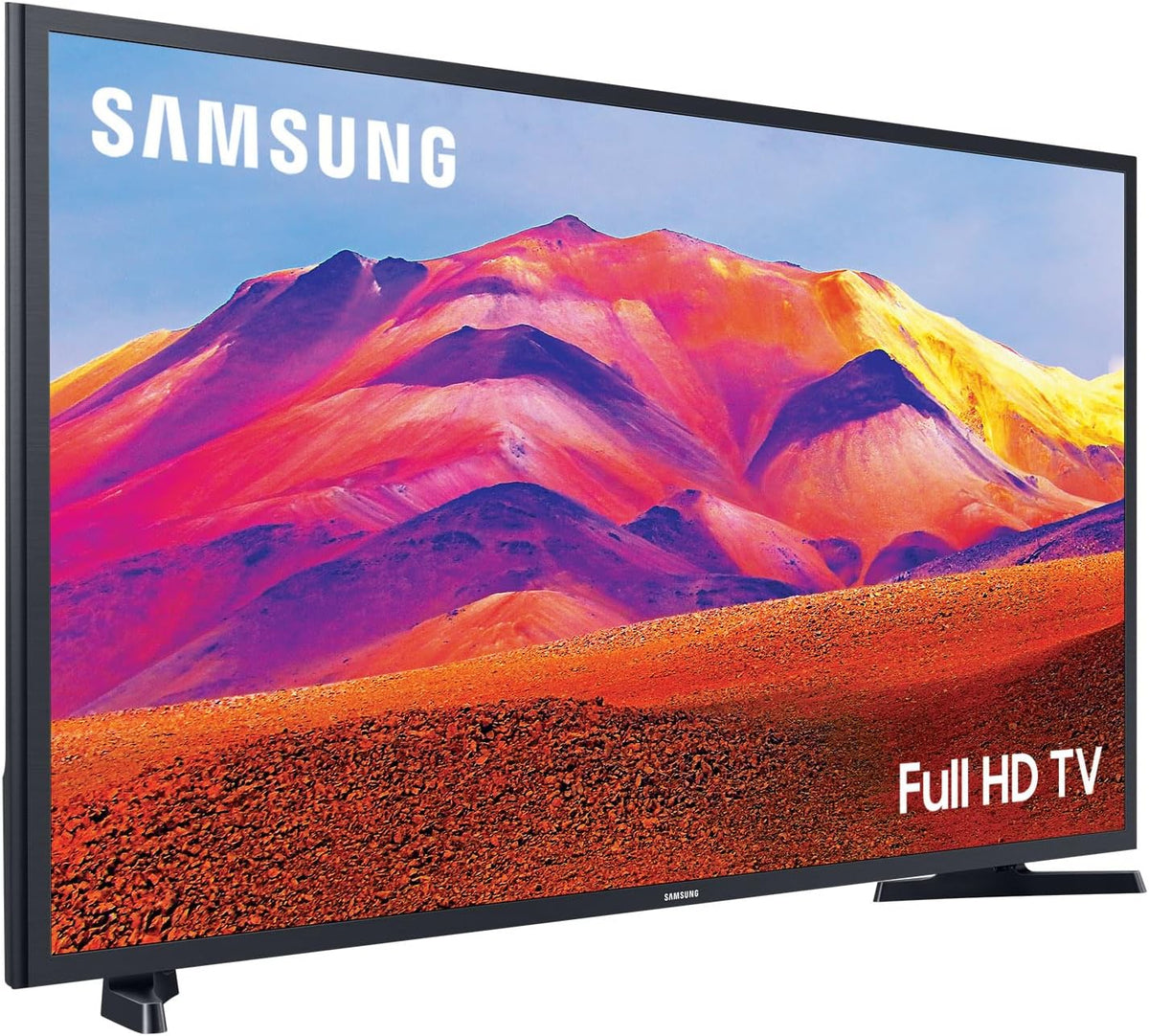 TV UE32T5372CDXZT Full HD, Smart TV 32" HDR, Purcolor, Wi-Fi, Slim Design, Built-In with Bixby and Alexa Compatible with Google Assistant, Black 2020