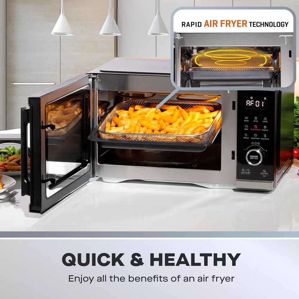 Daewoo All-in-1 Combo Air Fryer Microwave Oven 2400W 26 Litre Combination Combi