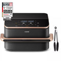 COSORI Smart Air Fryer TwinFry 10L  8-in-1 Non-Stick Dishwasher Safe Rose Gold