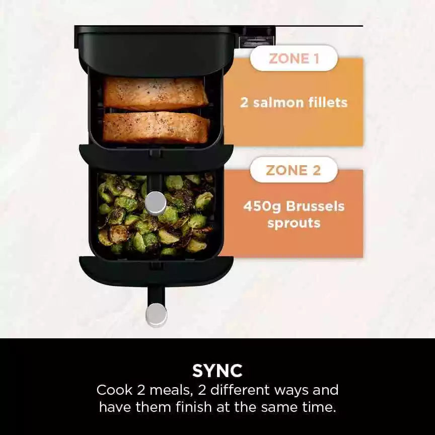 Ninja Double Stack 2-Drawer Air Fryer 7.6L – SL300UK